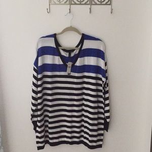 Lane Bryant BNWT Striped Sweater